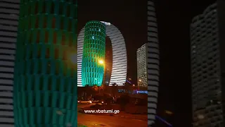 Ночной Батуми Night Batumi ბათუმი