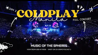 COLDPLAY MANILA Day 2 [Full Concert] 1/20/2024 ⚛⦵♡∞ View from Upper Box D | Philippine Arena