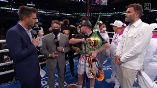 Don't Interrupt Canelo's Post-Fight Interview