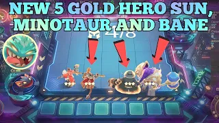 Tharz 3 New Meta New Update New 5 Gold Cost Hero Sun, Minotaur And Bane | Magic Chess New Season 12