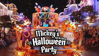 2023 Mickey's Boo To You Halloween Parade at the Not So Scary Halloween Party at Magic Kingdom! 4K!