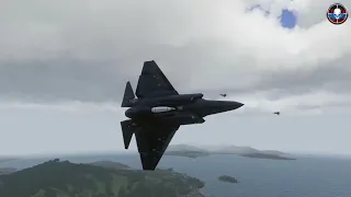 F-35 Jet vs Chinese J20 - Dog Fight in West Philippine Sea  - Arma III Cinematic Gameplay