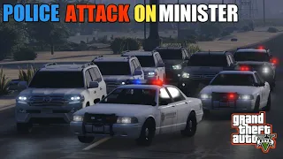 GTA 5 | Police Attack On Minister |  Minister killed In Police Attack | Game Loverz