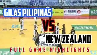 GILAS PILIPINAS VS NEW ZEALAND FULL GAME HIGHLIGHTS. 37 WILLIAM JONE'S CUP 2015 THROWBACK.