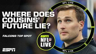 Will Kirk Cousins STAY in Minnesota? 👀 Schefty says the FALCONS might want him 😮 | NFL Live