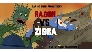 RAGON VS ZIGRA KAIJU MOMENTS # 22