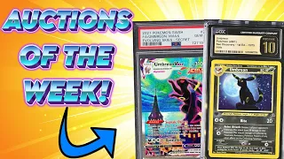 Pokemon Card Auctions Of The Week! UMBREON JUST WONT STOP!!!