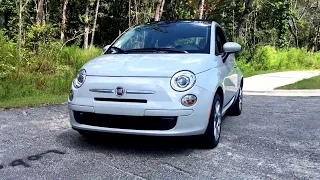 2017 Fiat 500C 1.4L Automatic - Startup and Drive Review