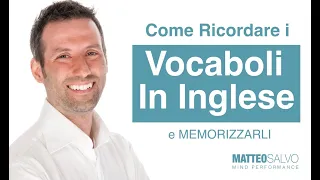 Come ricordare i vocaboli in inglese