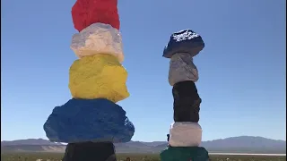 Seven Magic Mountain (Large Desert Art)