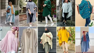 baggy style top design ideas for girl Iranian girls inspired outfits design with hijab