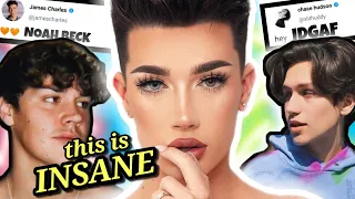 JAMES CHARLES dating NOAH BECK?, LIL HUDDY and JOSH RICHARD being rude to PAPARAZZI