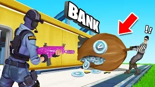 ROBBING The Bank VAULT Roleplay (Fortnite Cops vs Robbers)