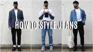 How To Style Jeans | 4 EASY Outfit Ideas | Men's Fashion