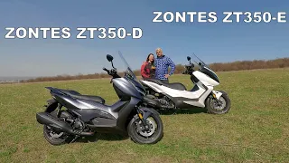 Скутер ZONTES ZT350-D РАСПАКОВКА!! Полный обзор!!!