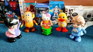 Dance Monkey Dancing Cute Chickens Robot Dance Hello Kitty Robot Music Frozen Elsa Princess