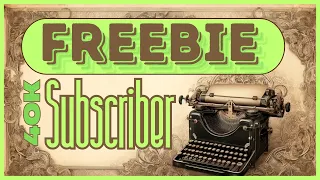 CELEBRATING 40K SUBSCRIBERS! GRAB YOUR FREE VINTAGE JOURNAL KIT! #junkjournalideas #papercraft