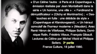 « D’un Céline l’autre : à Paris et à Copenhague »  3e partie