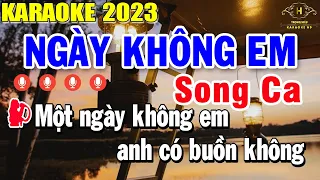 Ngày Không Em Karaoke Song Ca Nhạc Sống | Trọng Hiếu