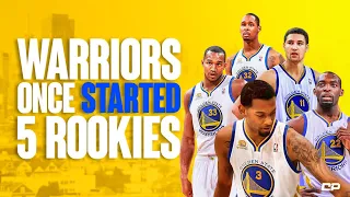 Remember When The Warriors Started 5 ROOKIES 👀 | Clutch #Shorts