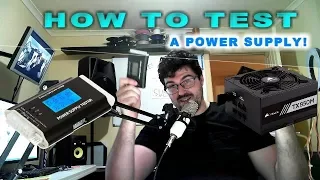 HOW TO TEST A COMPUTER POWER SUPPLY UNIT!!!