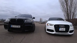 АУДИ ДАЕТ ЖАРУ!AUDI А3 ST2 340 vs BMW X5 50D ST2 450+лс vs BMW X5 M Сток