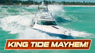KING TIDE + HURRICANE WAVES! Angry Haulover!