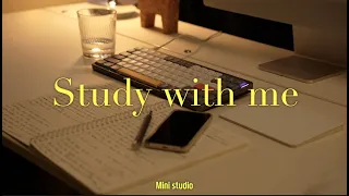 Study with me l 1.5 Hours l Pomodoro Timer (25-5) l Lofi Healing Music l Relaxing Time