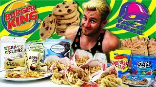 THE VEGAN FAST FOOD SWEET FEAST CHALLENGE! (10,000+ CALORIES)