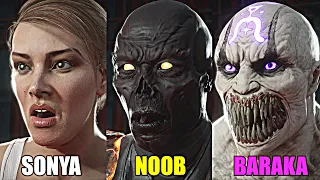 All MK11 Characters Reaction to TERMINATOR T-800