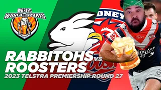 NRL Live Commentary | Rabbitohs vs Roosters | Round 27, 2023