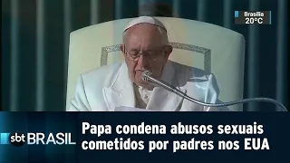 Papa chama de ´atrocidades´ abusos sexuais cometidos por padres nos EUA | SBT Brasil (20/08/18)