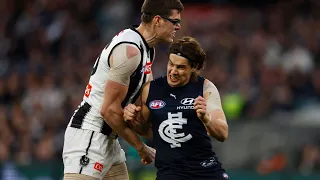 Liam Stocker - Highlights - AFL Round 23 2022 - Carlton Blues vs Collingwood Magpies