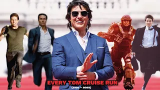 TOM CRUISE BEING TOM CRUISE | All Running Scenes In Movies [1981-2023)