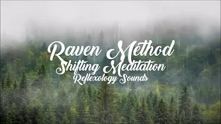 Raven Method Shifting Guided Meditation I Shifting from 1 to 100 🌧 ASMR Rain and Thunder 🌧