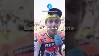 Valentino Rossi:"L'unica paura è stata dopo la bandiera a scacchi, quando Biaggi mi ha sorpassato."