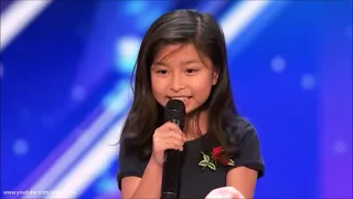 9 Year Old Celine Tam Stuns Crowd with My Heart Will Go On on America's Got Talent 2017 2021 06 27