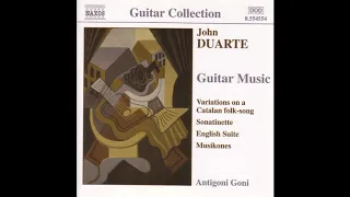 John W. Duarte, Antigoni Goni - Musikones, Op. 107: V. Terpsichore III (Track 11) Guitar Music