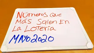 Números Que Más Salen En La Lotería MAYO 2020 NÚMEROS GANADORES DE LA LOTERIA MAYO 2020