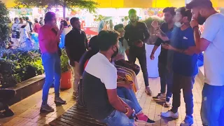 PUBLIC मैं रैपर निक्ला😂 FREESTYLE RAPPING WITH BEAT BOXER OR RAPPER 🎧 IN PUBLIC SHOCKING REACTION 😱🤯
