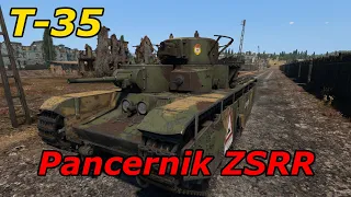 Pancernik lądowy ZSRR | T-35 | War Thunder gameplay PL