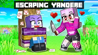 Escaping My YANDERE in Minecraft!