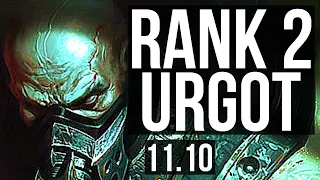 URGOT vs AATROX (TOP) | Rank 2 Urgot, 11/1/6, Legendary | NA Challenger | v11.10