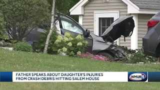 'It was from a horror movie': father describes crash that injured daughter