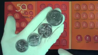 Commemorative USSR coins and album for them