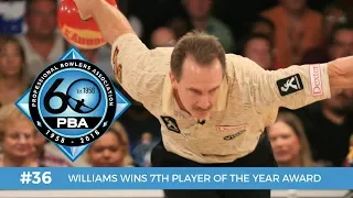 PBA 60th Anniversary Most Memorable Moments #36 - Williams Wins 7th Player of the Year Award