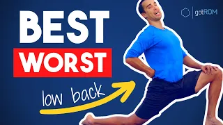 Most Popular “Low Back Pain” Exercises (RANKED BEST TO WORST!)