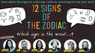 ⚡The 12 signs of the zodiac: Which sign is the most..? The Ultimate Astrological New year Quiz 🌞🌛