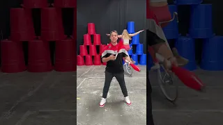 Don’t let her INSANE bike tricks distract you!