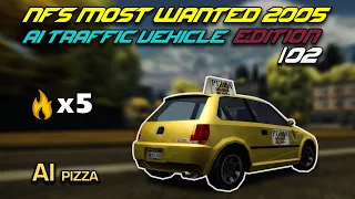 NFS MW 2005 – AI TRAFFIC┃Extreme Pursuit – PIZZA #02 [8k60FPS]